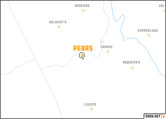 map of Pebas