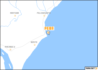 map of Peba