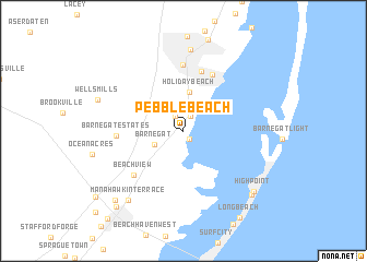 map of Pebble Beach