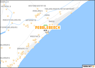 map of Pebble Beach