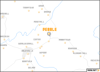 map of Pebble