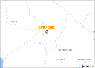 map of Pebeangu