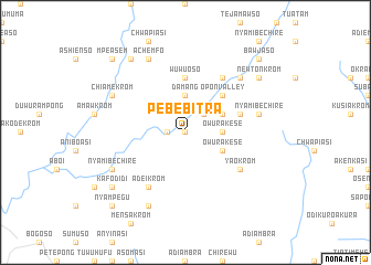 map of Pebebitra