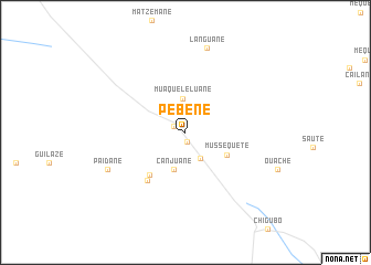 map of Pebene