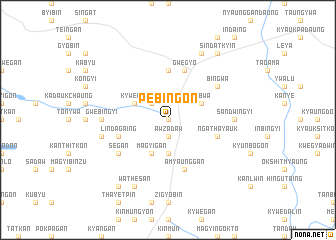 map of Pebingon