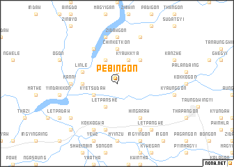 map of Pebingon