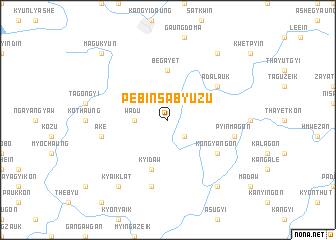 map of Pebin-sābyuzu