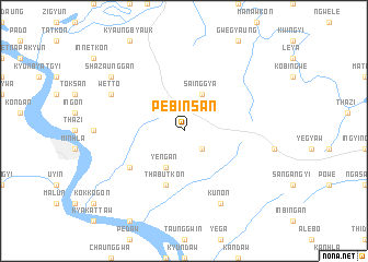 map of Pebinsan