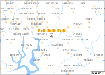 map of Pebin Shanywa