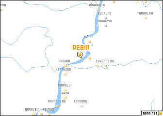 map of Pebin