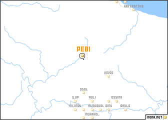 map of Pebi