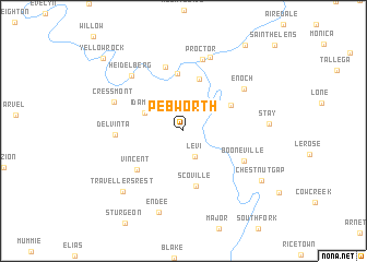 map of Pebworth