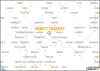 map of Pèbyittaw East