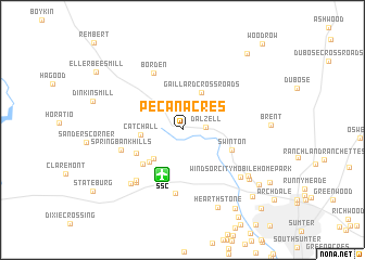 map of Pecan Acres