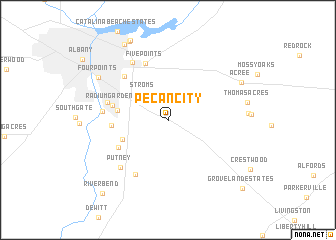 map of Pecan City