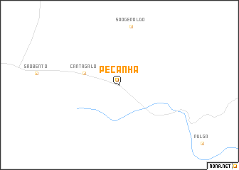 map of Peçanha