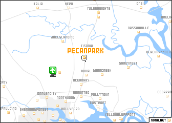 map of Pecan Park