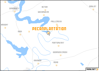 map of Pecan Plantation