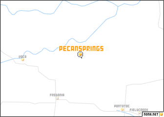 map of Pecan Springs