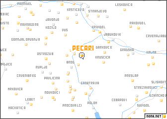 map of Pecari