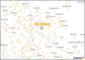 map of Pećarska