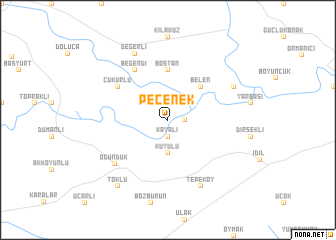 map of Peçenek