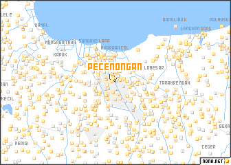 map of Pecenongan