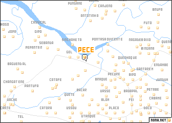 map of Pecé