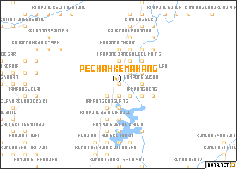 map of Pechah Kemahang