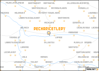 map of Pécharic-et-le-Py