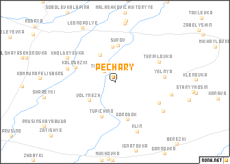 map of Pechary