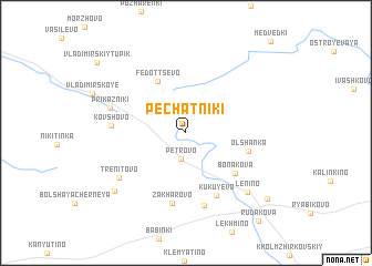 map of Pechatniki