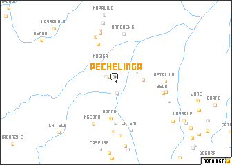 map of Pechelinga