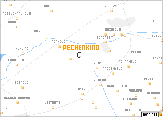 map of Pechënkino