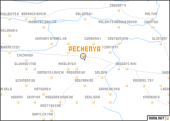 map of Pechenya