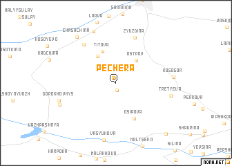 map of Pechera
