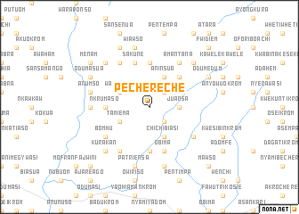 map of Pechereche