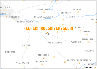 map of Pechernikovskiye Vyselki