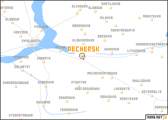 map of Pechërsk