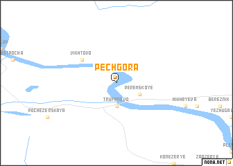 map of Pechgora