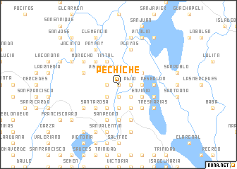 map of Pechiche