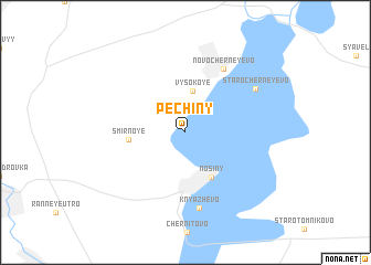 map of Pechiny