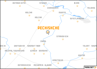 map of Pechishche
