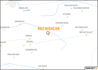 map of Pechishche