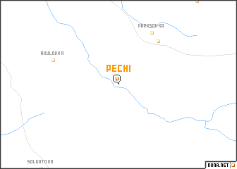map of Pechi