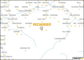 map of Pechkaser