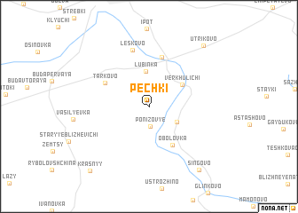 map of Pechki