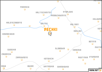 map of Pechki