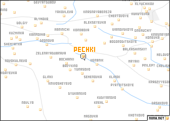 map of Pechki