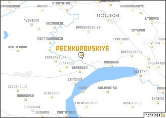 map of Pechkurovskiye